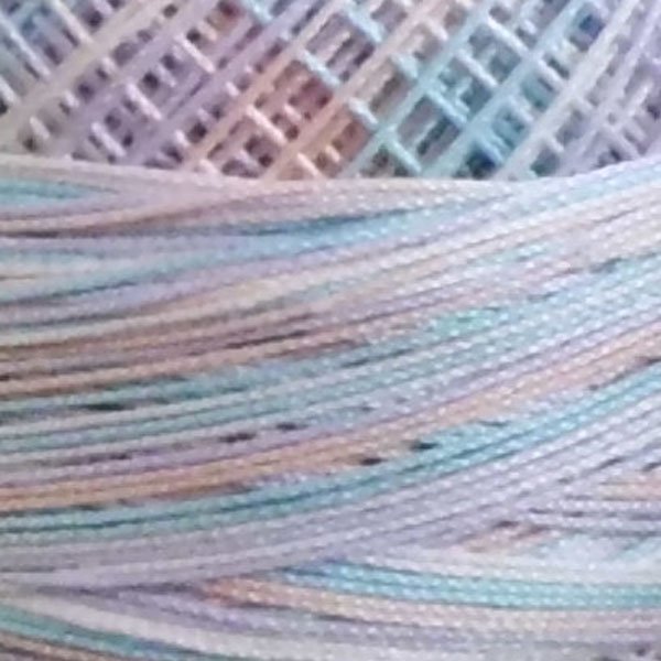 画像3: Lizbeth(リズベス)レース糸 Mix Col.111  Size20 【Cotton Candy】 (3)