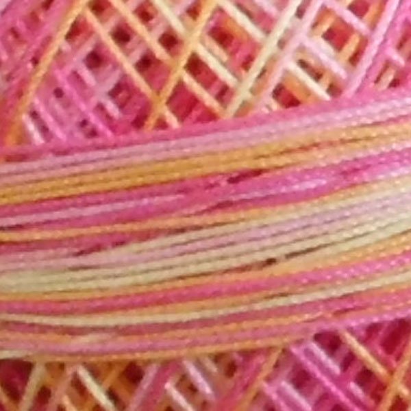 画像4: Lizbeth(リズベス)レース糸 Mix Col.132  Size40 【Tropical Punch】 (4)