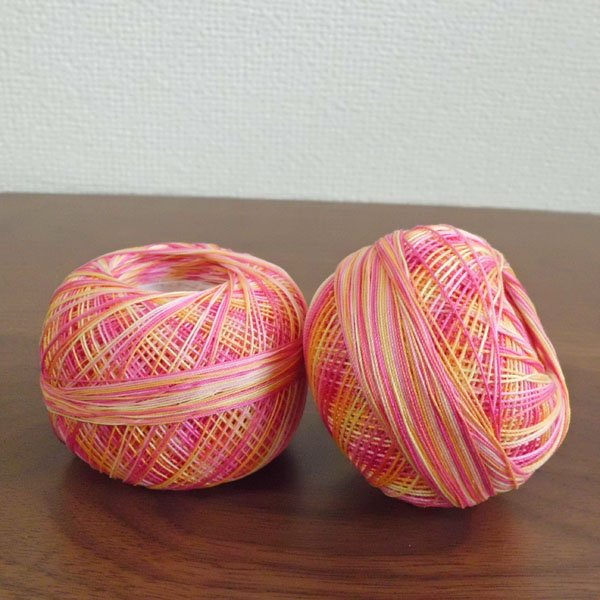 画像3: Lizbeth(リズベス)レース糸 Mix Col.132  Size40 【Tropical Punch】 (3)