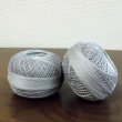 画像2: Lizbeth(リズベス）レース糸　単色　Size20　Col.605　 【Silver】 (2)