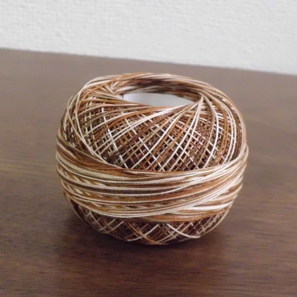 画像3: Lizbeth(リズベス）レース糸　Mix Col.150 Size40  【Rootbeer Float】 (3)