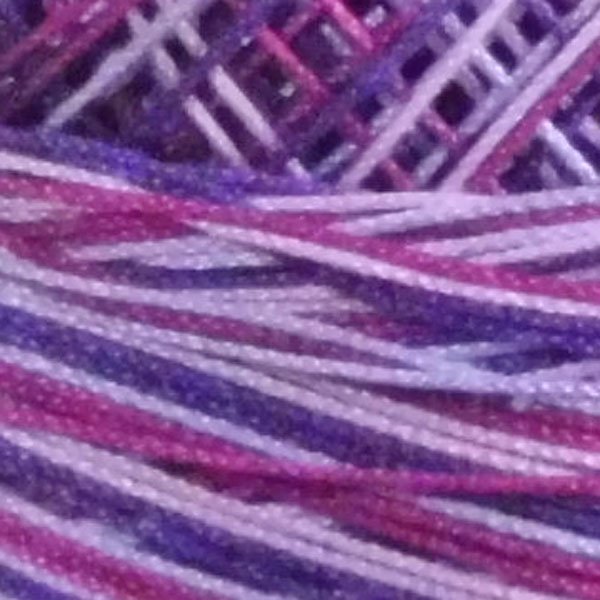 画像4: Lizbeth(リズベス)レース糸 Mix Col.129 Size40  【Purple Splendor】 (4)