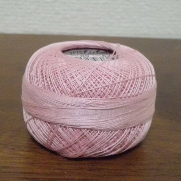 画像2: Lizbeth(リズベス）レース糸　単色　Size80 Col.621 【Dusty Rose Lt】 (2)