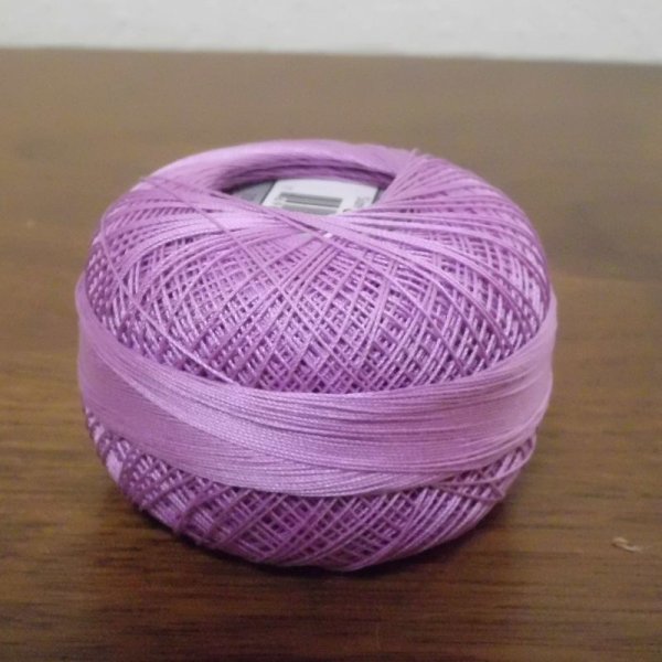 画像2: Lizbeth(リズベス）レース糸　単色　Size80 Col.634  【Violet/Pink Med】 (2)