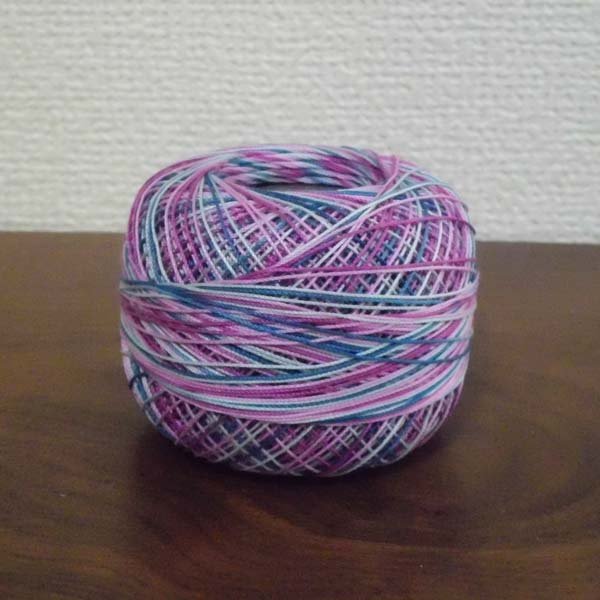 画像2: Lizbeth(リズベス）レース糸　Mix Col.106 Size20 【Spring Fling】 (2)