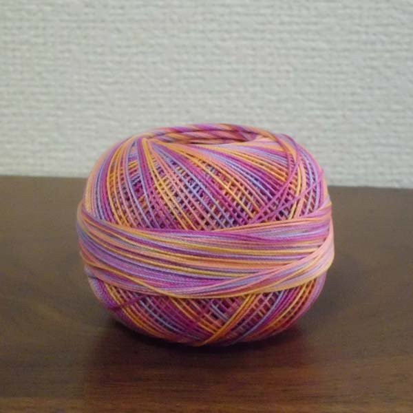 画像2: Lizbeth(リズベス)レース糸 Mix Col.139 Size20 【Fruit  Fizz】 (2)