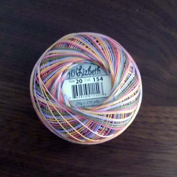 画像3: Lizbeth(リズベス)レース糸 Mix Col.154 Size20 【Wildflower Garden】 (3)