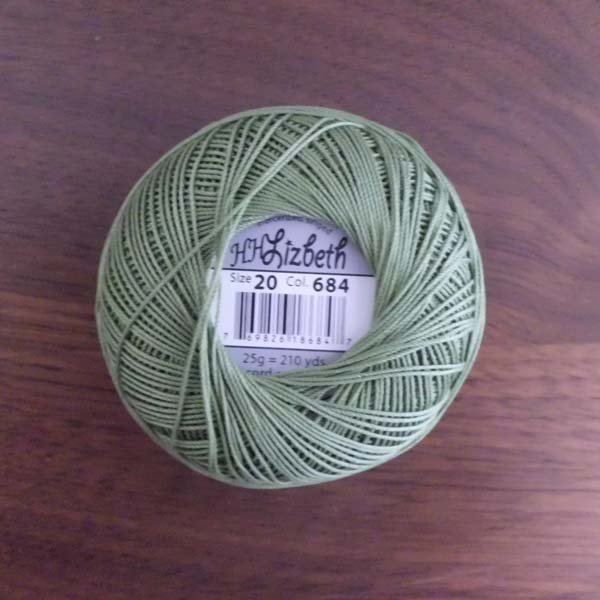 画像3: Lizbeth(リズベス)レース糸 単色 Size20 Col.684 【Lerf Green Med】 (3)