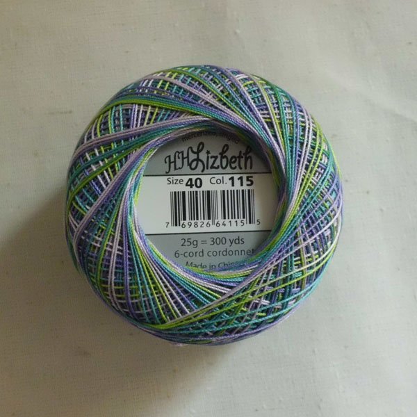 画像4: Lizbeth(リズベス)レース糸 Mix Col.115 Size40 【Spring Time 】 (4)