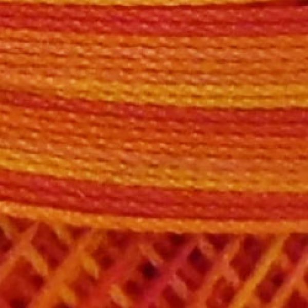 画像4: Lizbeth(リズベス)レース糸 Mix Col.183 Size20 【Orange Crush】 (4)