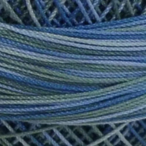 画像4: Lizbeth(リズベス）レース糸　Mix Col.164 Size20 【Blue River Glades】 (4)