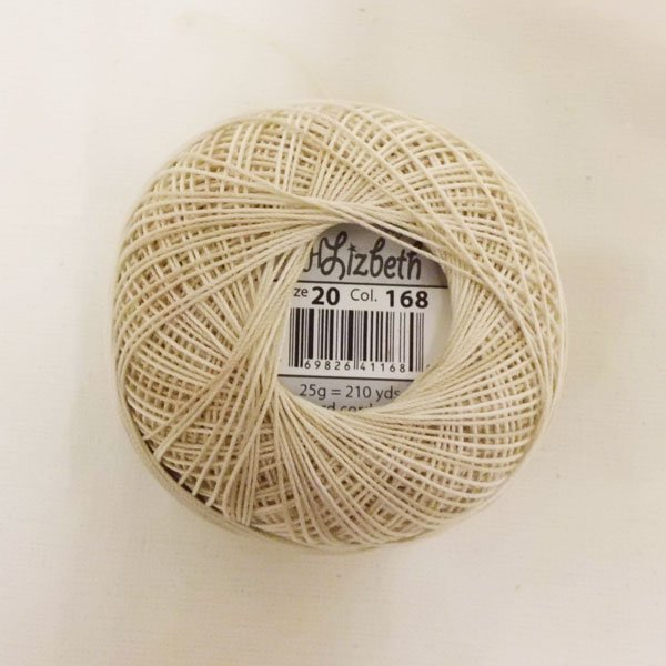画像3: Lizbeth(リズベス)レース糸 Mix Col.168 Size20 【Latte Foam】 (3)