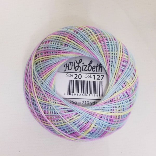 画像3: Lizbeth(リズベス)レース糸 Mix Col.127 Size20 【Butterfly Breeze】 (3)