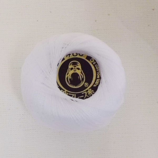 画像2: ダルマレース糸#80 【1】 (2)