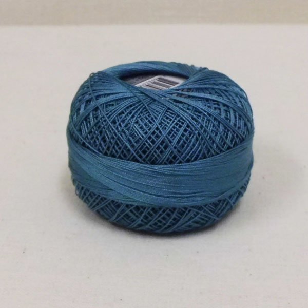 画像2: Lizbeth(リズベス）レース糸　単色　Size80 Col.661　 【Country Turquoise Med】 (2)