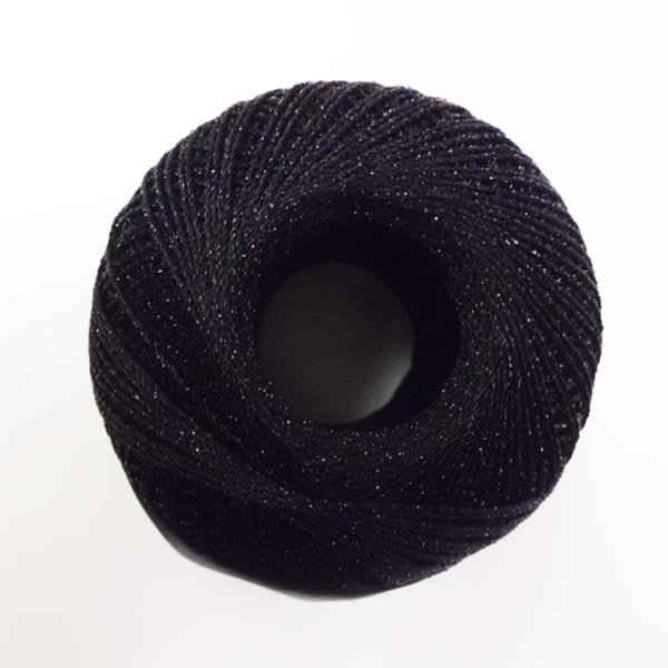 画像2: ダルマ ラメのレース糸 #30 【3】 (2)