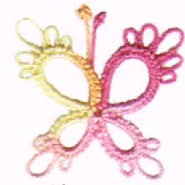 画像2: Lizbeth(リズベス)レース糸 Mix Col.132  Size40 【Tropical Punch】 (2)