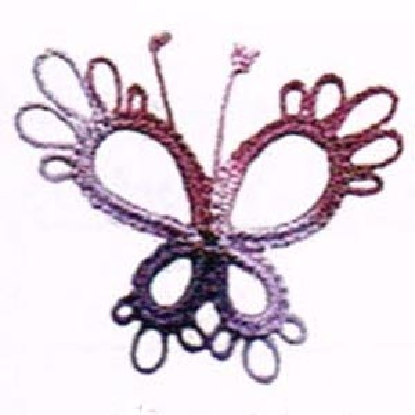 画像2: Lizbeth(リズベス)レース糸 Mix Col.129 Size40  【Purple Splendor】 (2)