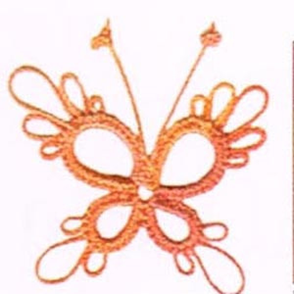 画像2: Lizbeth(リズベス）レース糸　Mix Col.183 Size40　【Orange Crush】 (2)