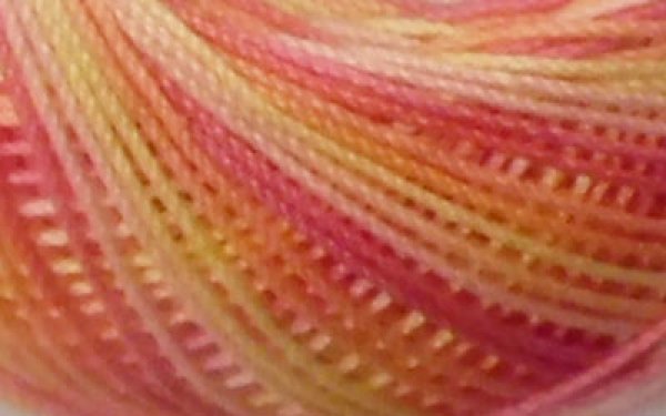 画像1: Lizbeth(リズベス）レース糸　Mix　Size80 Col.188 【Coral Splash】 (1)