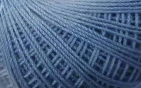 画像1: Lizbeth(リズベス）レース糸　単色　＃20　Col.708【River Blue Med 】 (1)