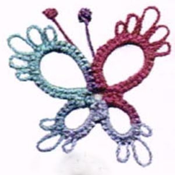 画像2: Lizbeth(リズベス)レース糸 Mix Col.137 Size40 【Berry Burst】 (2)