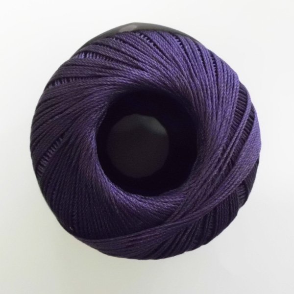 画像2: ダルマレース糸 #30 葵 【21】 (2)