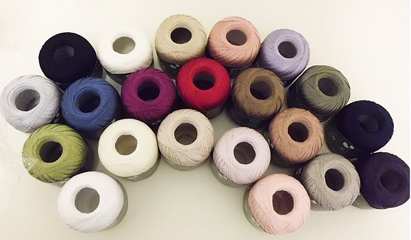 画像3: ダルマレース糸 #30 葵 【21】 (3)