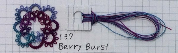 画像3: Lizbeth(リズベス)レース糸 Mix Col.137 Size40 【Berry Burst】 (3)