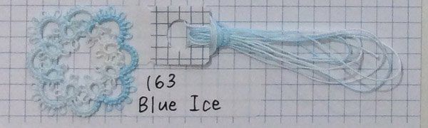 画像3: Lizbeth(リズベス)レース糸 Mix Col.163 Size40 【Blue Ice】 (3)