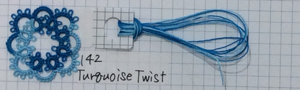 画像3: Lizbeth(リズベス)レース糸 Mix Col.142 Size20 【Turquoise Twistl】 (3)