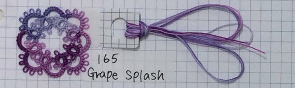 画像5: Lizbeth(リズベス）レース糸　Mix Col.165 Size40  【Grape Splash】 (5)