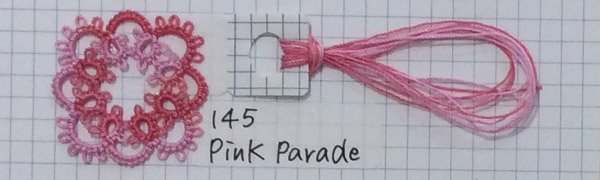 画像3: Lizbeth(リズベス）レース糸　Mix　Size80 Col.145  【Pink Parade】 (3)