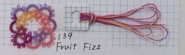 画像6: Lizbeth(リズベス)レース糸 Mix Col.139 Size20 【Fruit  Fizz】 (6)