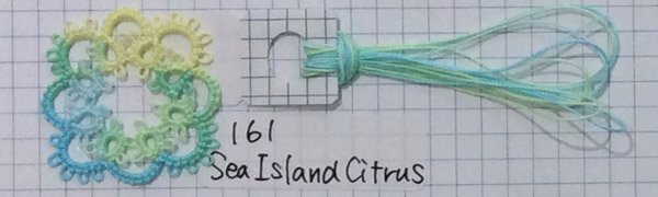 画像3: Lizbeth(リズベス)レース糸 Mix Col.161 Size40 【Sea Island Citrus】 (3)