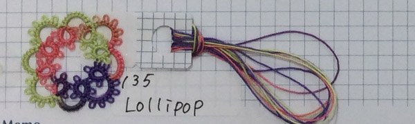 画像3: Lizbeth(リズベス)レース糸 Mix Col.135 Size20 【Lollipop】 (3)