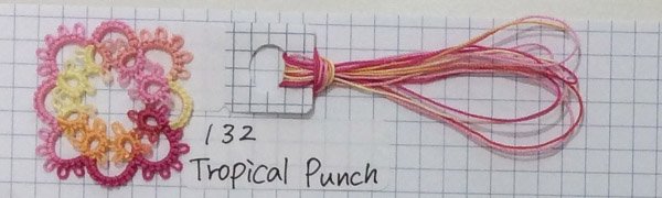 画像5: Lizbeth(リズベス)レース糸 Mix Col.132  Size40 【Tropical Punch】 (5)