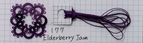 画像3: Lizbeth(リズベス)レース糸 Mix Col.177 Size40 【Elderberry Jam】 (3)