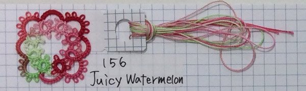 画像6: Lizbeth(リズベス)レース糸 Mix Col.156 Size20 【Juicy WaterMelon】 (6)