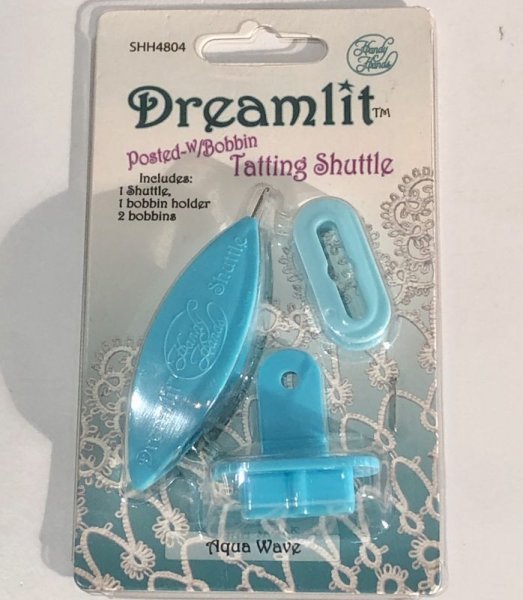 画像1: Dreamlit Tatting Shuttle　SHH4804【Aqua Wave】 (1)