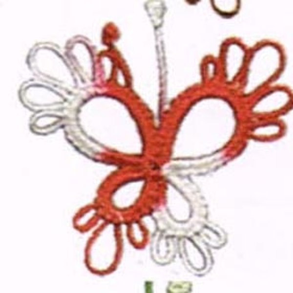 画像2: Lizbeth(リズベス)レース糸 Mix Col.151 Size40 【Angel’s Love】 (2)