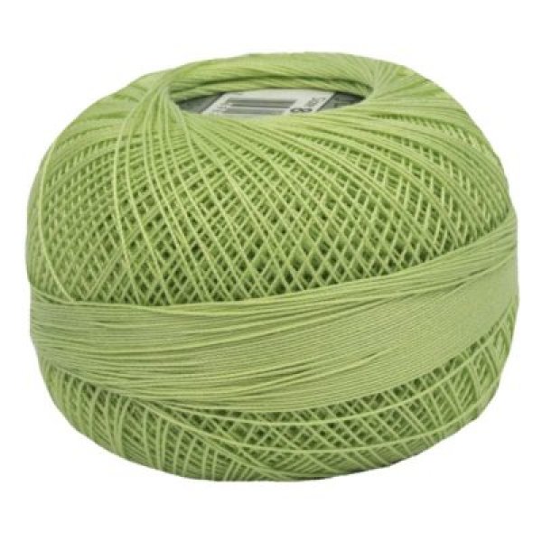 画像1: Lizbeth(リズベス）レース糸　単色　Size80 Col.667【Green Orchid Med】 (1)