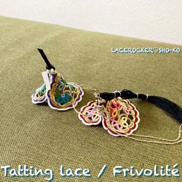 画像2: 【1/31入荷予定のご予約商品】【送料無料】横山祥子 オリジナルタティングキット ハートであそぶ　おひなさま (2)