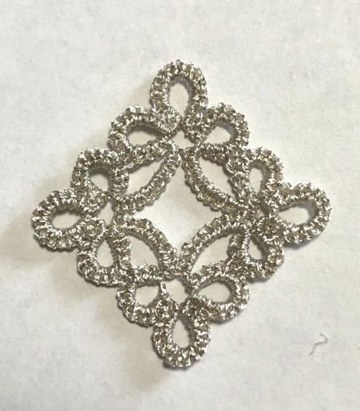 画像3: Calaisラメ糸 3S Col.4(プラチナカラー) (3)