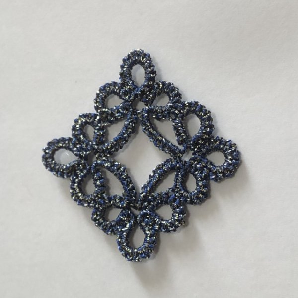 画像3: Calaisラメ糸 FS Col.38(霜降りブルーグレー) (3)