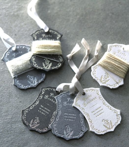 画像2: Clover(クロバー) ポルトボヌール すずらん糸巻きカード (2)