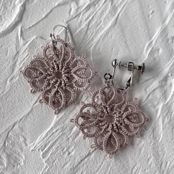 画像4: 【再入荷】【送料無料】kamacosan.「ヤマボウシ」（耳飾り）キット (4)