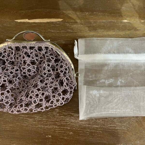 画像2: 【送料無料】井川先生オリジナルキット『パーティーバッグみたいながまぐち』口金レシピセット（糸は付きません） (2)