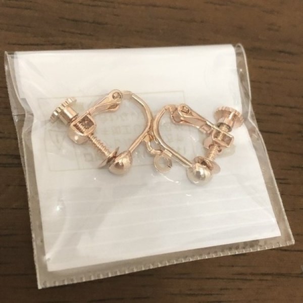 画像2: 【送料無料】【古書再現アレンジ】紋章風ピアス(イヤリング) オフホワイト (2)