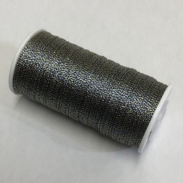 画像1: Calaisラメ糸　FS　Col.38（霜降りブルーグレー） (1)
